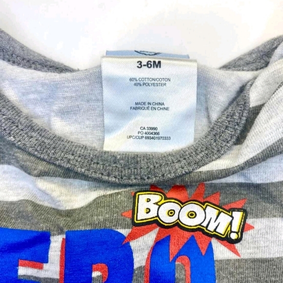 Justice League Hero In Training Onesie- Batman, Superman & Flash- 3-6 Months - Picture 2 of 3